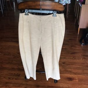 New Directions tan dress capris sz 12